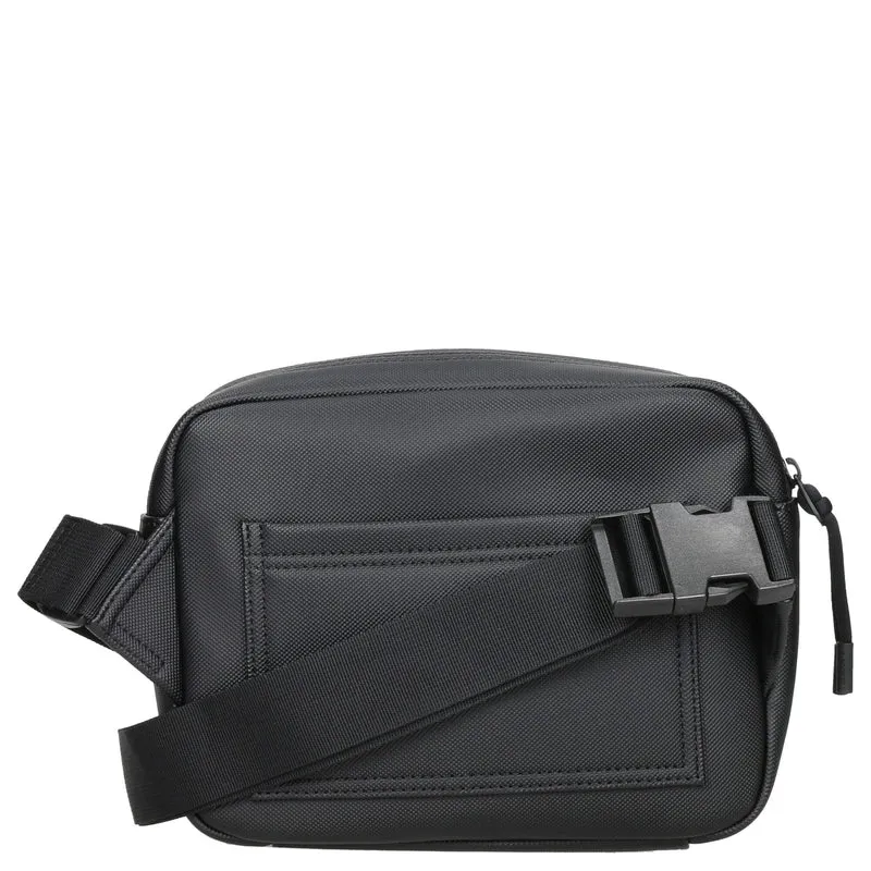Lacoste LCST Reporter - Bolso bandolera 23 cm (black I)