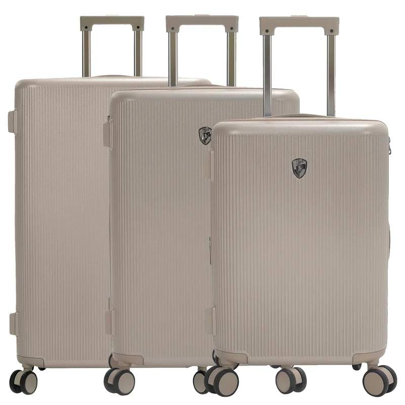 Heys Earth Tones - Set de trolley con 4 ruedas 3 pzas. L/M/S expandible (atmosphere)