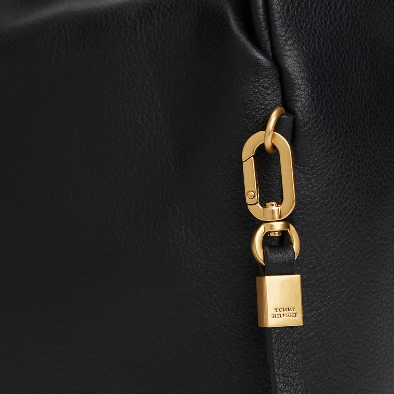 Tommy Hilfiger City Leather - Bolso de hombro 29 cm (black)