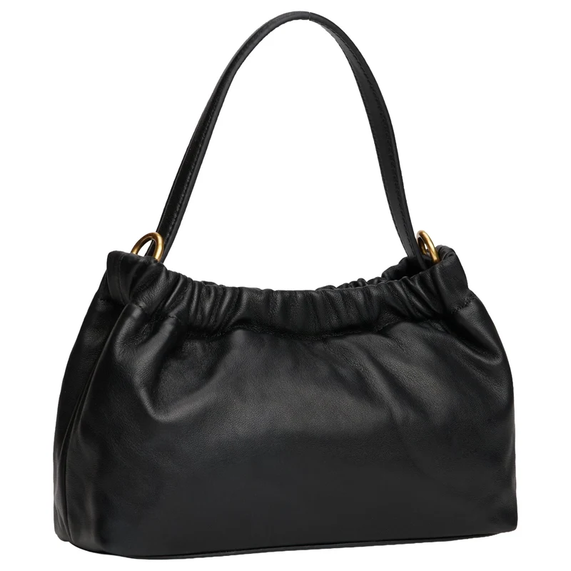 Tommy Hilfiger Soft Leather - Bolso bandolera 22 cm (black)