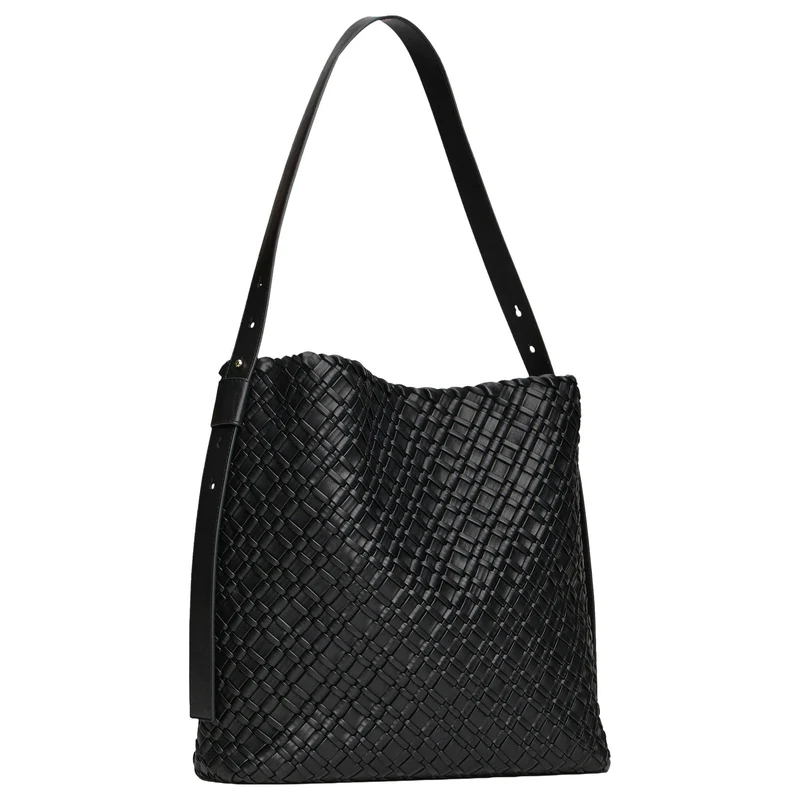 Tommy Hilfiger Braided - Bolso de hombro 36 cm (black)