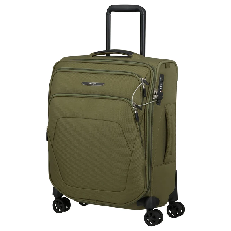 Samsonite Spark SNG 2 - Trolley de cabina de 4 ruedas 55/20 cm expandible (olive)