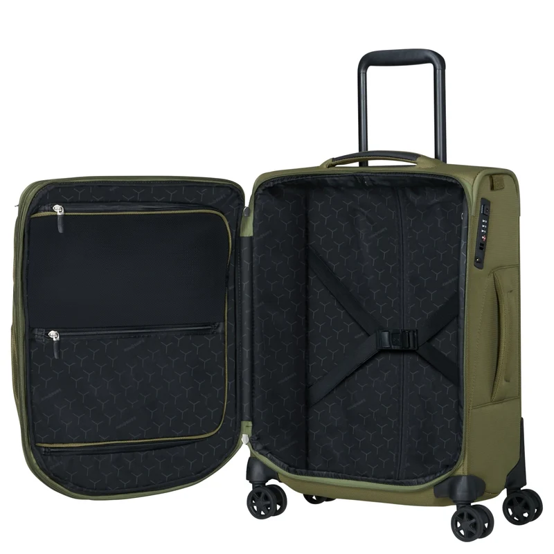 Samsonite Spark SNG 2 - Trolley de cabina de 4 ruedas 55/20 cm expandible (olive)