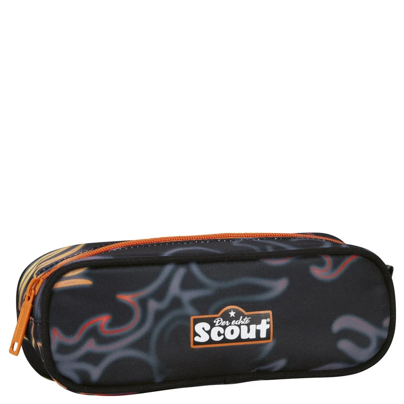 Scout Neo Exklusiv Safety Light - Mochila escolar Set 5tlg. (Flames)