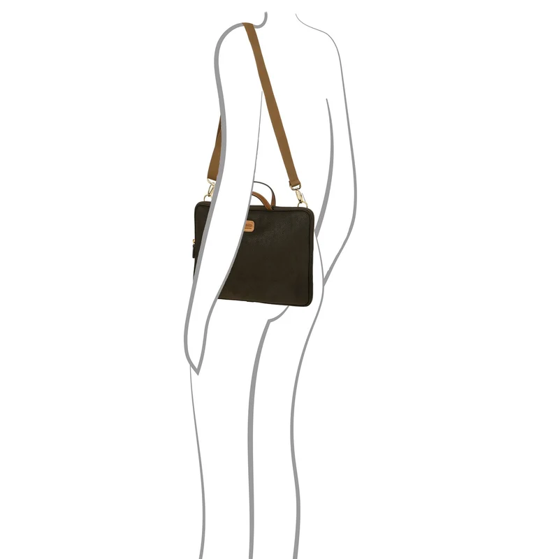 Brics Life - Bolsa para portátil 35 cm (olive)