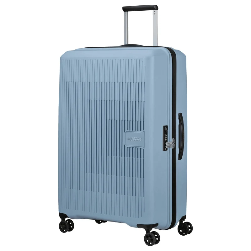 American Tourister Aerostep - Trolley mediano con 4 ruedas 67 cm ampliable (soho grey)