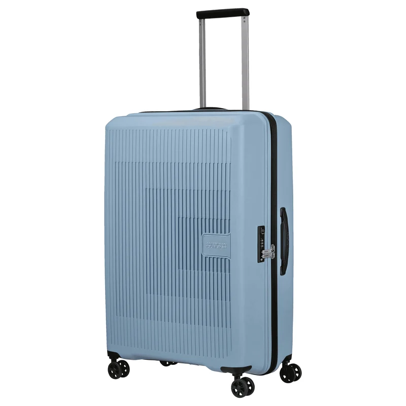 American Tourister Aerostep - Trolley mediano con 4 ruedas 67 cm ampliable (soho grey)
