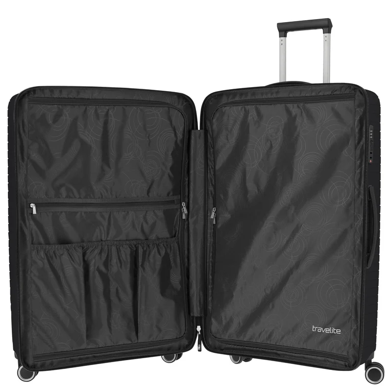 Travelite Orbita - Maleta de 4 ruedas L 77 cm (negro)