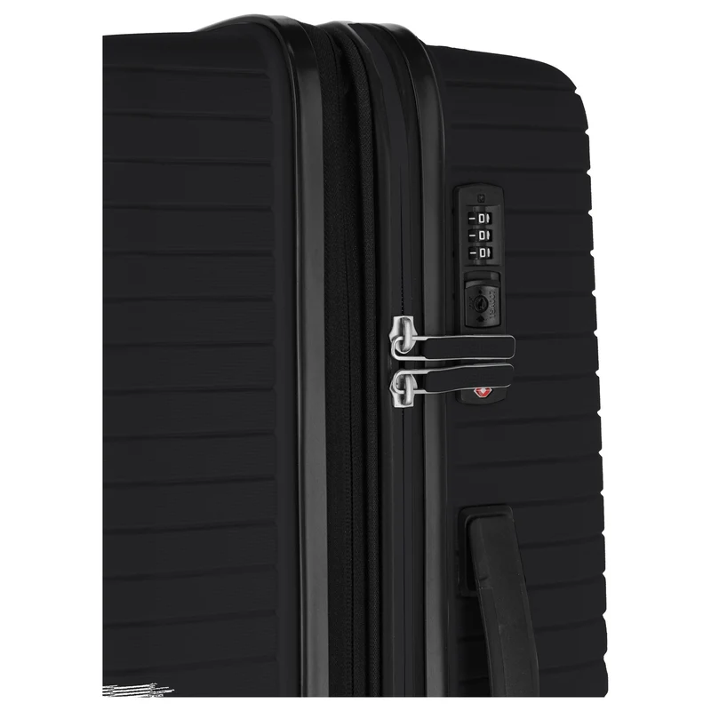 Travelite Orbita - Maleta de 4 ruedas L 77 cm (negro)
