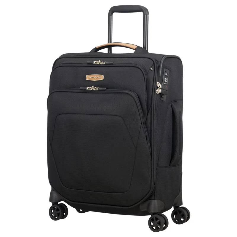 Samsonite Spark SNG Eco - Maleta de cabina 4 ruedas 55 cm (eco black)