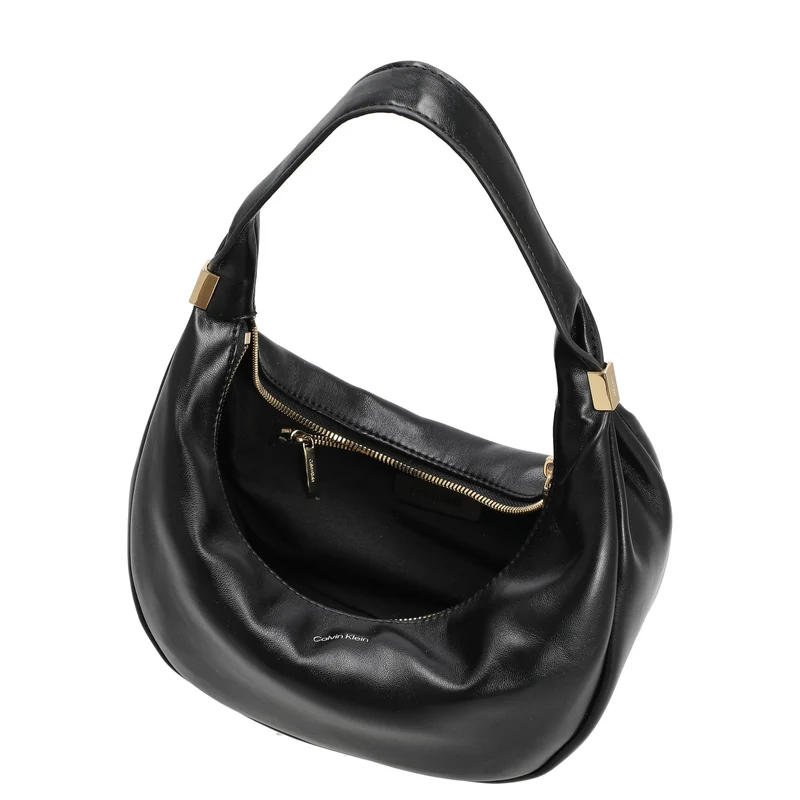 Calvin Klein Pinched Soft Crescent - Bolso Bandolera Pequeño (negro)