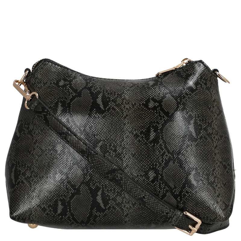 Seidenfelt Lilleby Midi - Bolso bandolera 24.5 cm (reptile dark green)