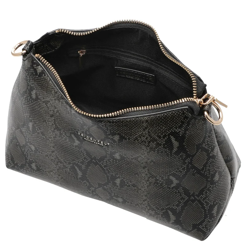 Seidenfelt Lilleby Midi - Bolso bandolera 24.5 cm (reptile dark green)