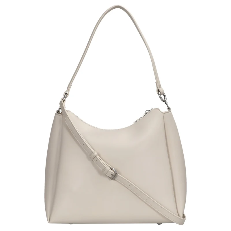 Seidenfelt Sandve Midi Hobo - Bolso de hombro 31 cm (cream)