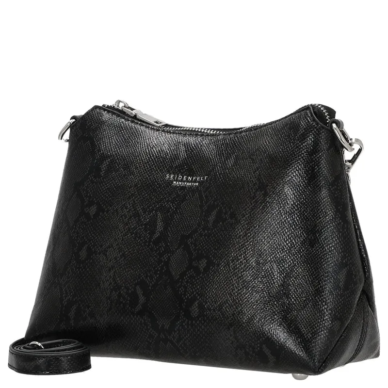 Seidenfelt Lilleby Midi - Bolso bandolera 24.5 cm (reptile black)