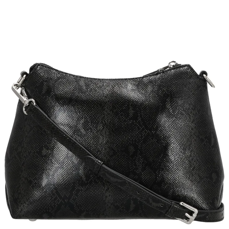 Seidenfelt Lilleby Midi - Bolso bandolera 24.5 cm (reptile black)