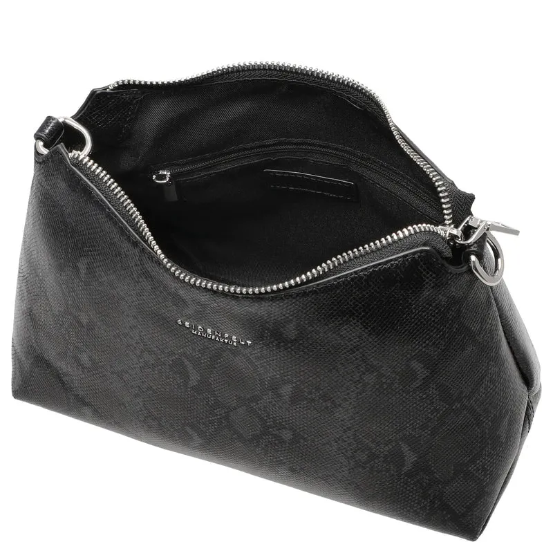 Seidenfelt Lilleby Midi - Bolso bandolera 24.5 cm (reptile black)