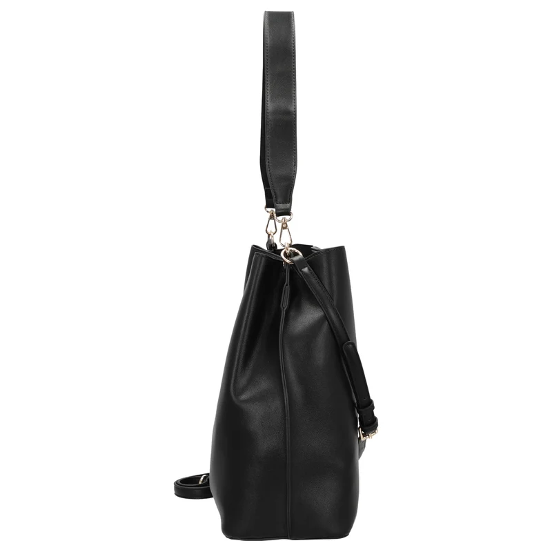 Seidenfelt Alunda Hobo - Bolso bandolera 33 cm (matt black)