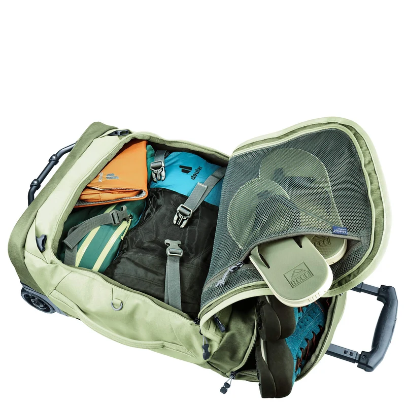 Deuter Duffel Pro Movo 36 - Bolsa de viaje con ruedas 52 cm (mineral-grove)