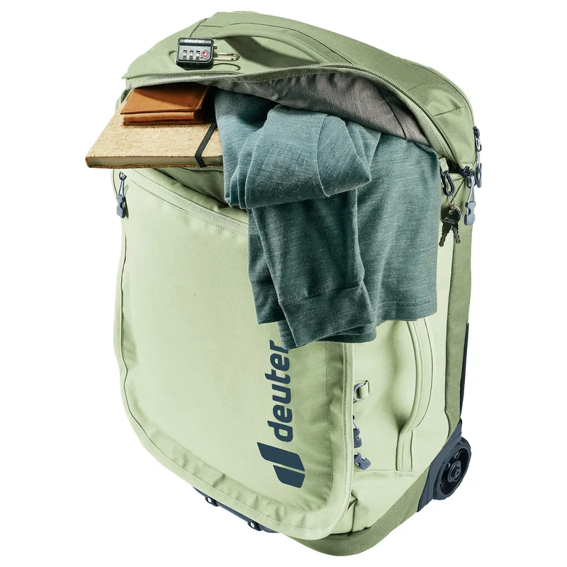 Deuter Duffel Pro Movo 36 - Bolsa de viaje con ruedas 52 cm (mineral-grove)