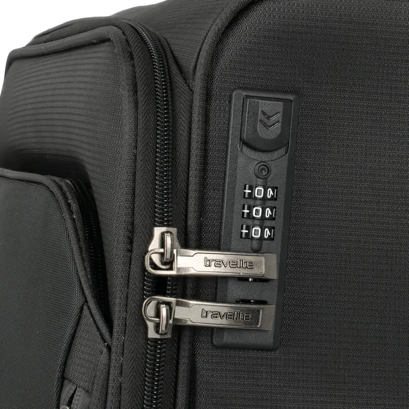 Travelite Jetpack Slim - Trolley de 2 ruedas S 55 cm (schwarz)