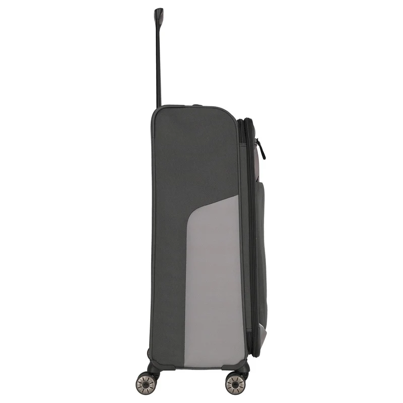 Travelite Viia - Trolley de 4 ruedas L 77 cm expandible (Schiefer)