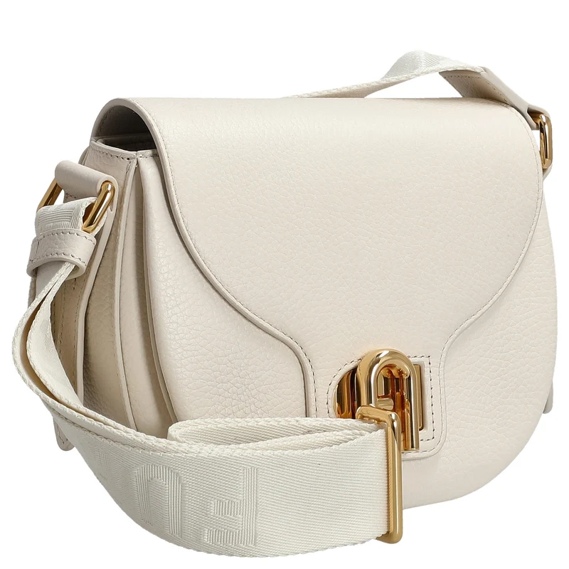 Furla Lotus Mini - Bolso bandolera 14 cm (panna+toni panna)