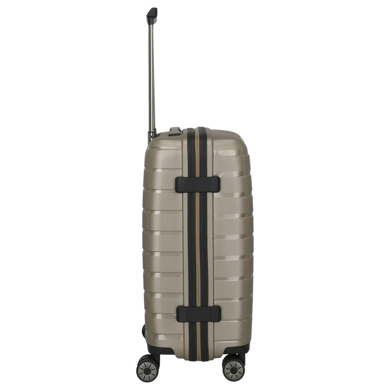 Travelite Air Base Slim - Trolley de cabina con 4 ruedas S 55 cm (champagne)