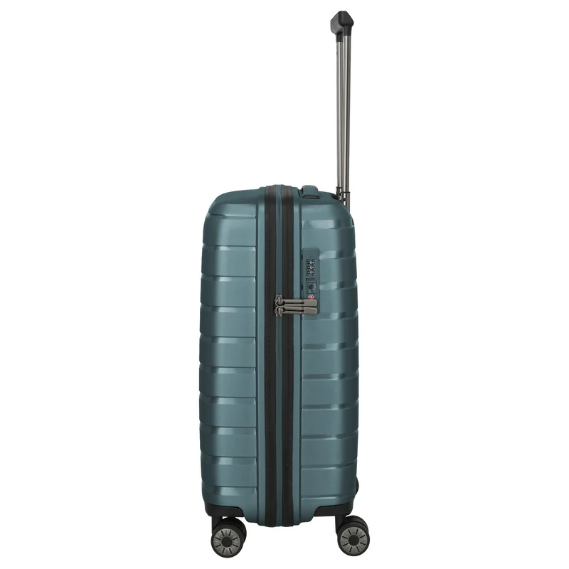 Travelite Air Base Slim - Trolley de cabina con 4 ruedas S 55 cm (ice blue)