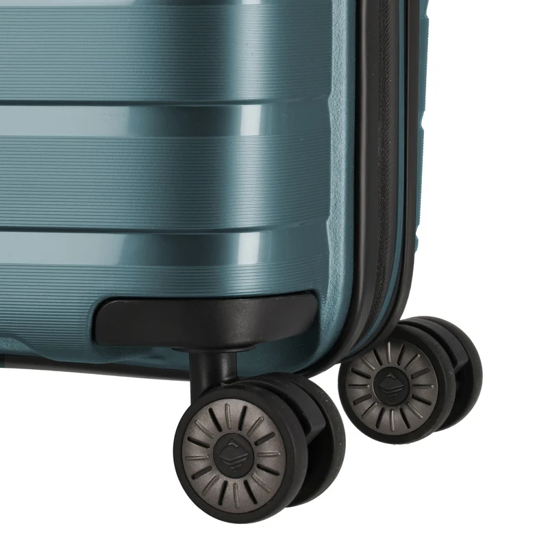 Travelite Air Base Slim - Trolley de cabina con 4 ruedas S 55 cm (ice blue)
