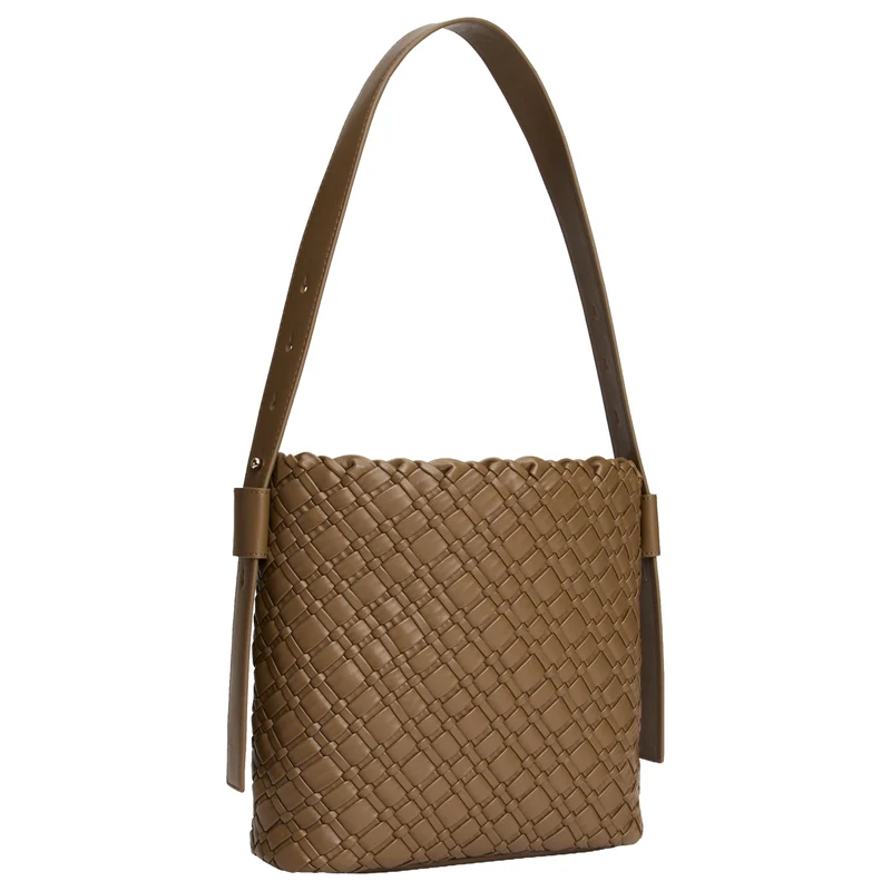 Tommy Hilfiger Braided - Bolso de hombro 29 cm (nordic taupe)