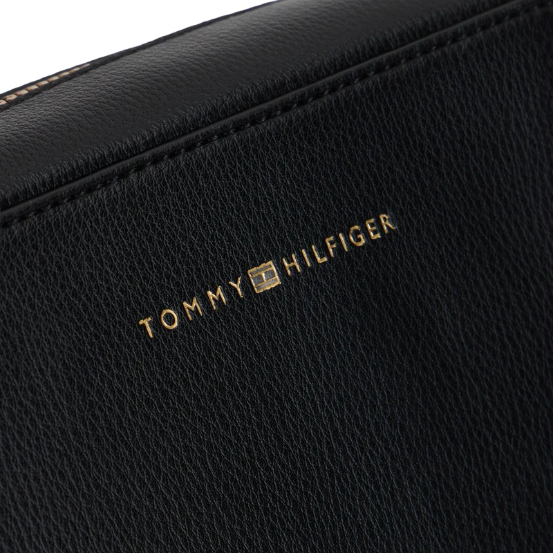Tommy Hilfiger Logo - Bolso bandolera 20 cm (black)