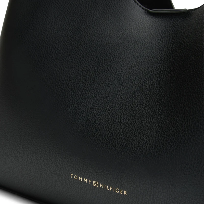 Tommy Hilfiger Logo - Bolso de mano 35 cm (black)