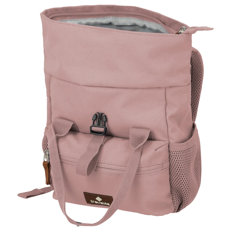 Travelite Basics Rollup - Mochila 27 cm (smoky rose)