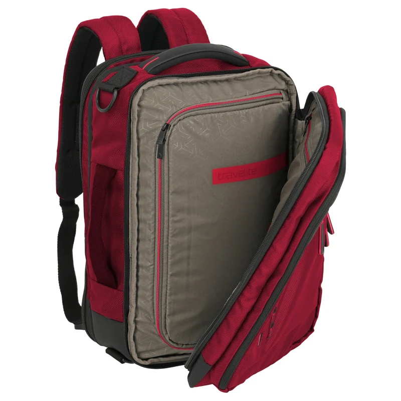Travelite Crosslite - Bolso de cabina/Mochila S 40 cm (red)