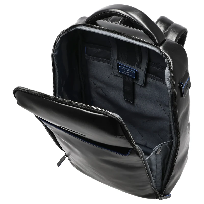 Piquadro Blue Square - Mochila 14" 38 cm (black)