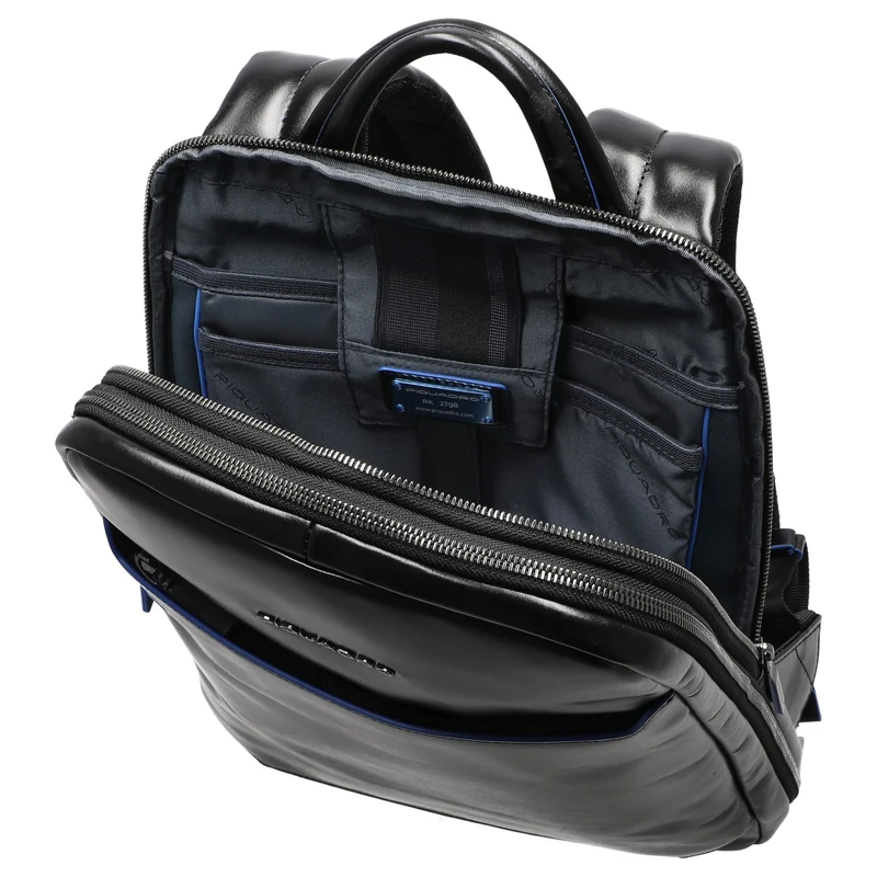 Piquadro Blue Square - Mochila 14" 37 cm (black)