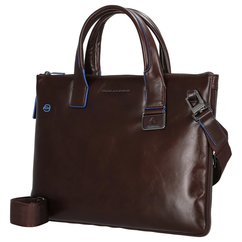 Piquadro Blue Square - Bolsa para portátil 14" 37 cm (mahogany)