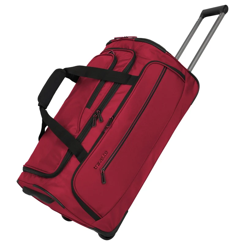Travelite Crosslite - Bolsa de viaje con 2 ruedas 69 cm (red)