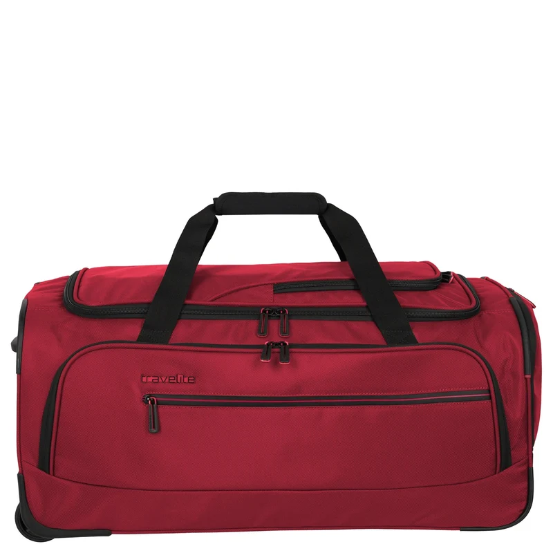 Travelite Crosslite - Bolsa de viaje con 2 ruedas 69 cm (red)