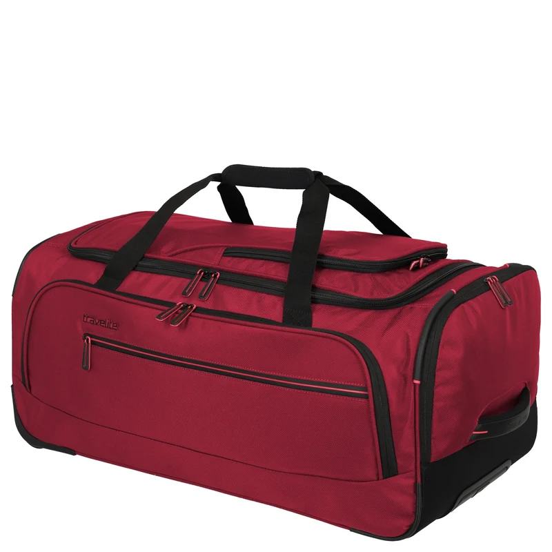Travelite Crosslite - Bolsa de viaje con 2 ruedas 69 cm (red)