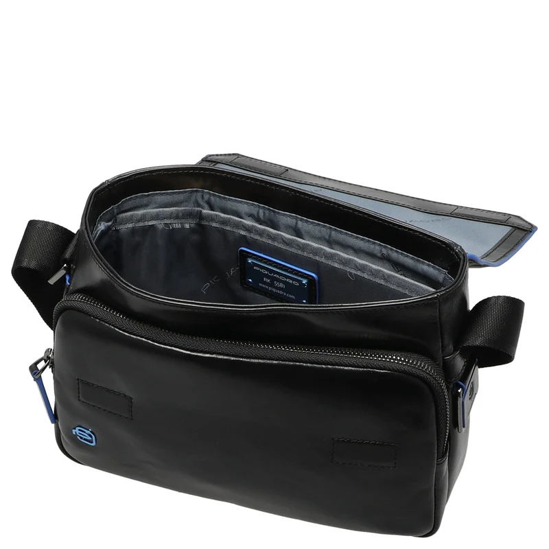 Piquadro Blue Square - Bolso bandolera 23 cm (black)
