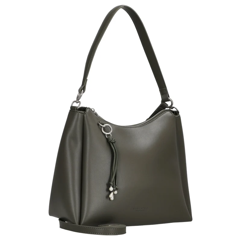 Seidenfelt Sandve Midi Hobo - Bolso de hombro 31 cm (khaki)