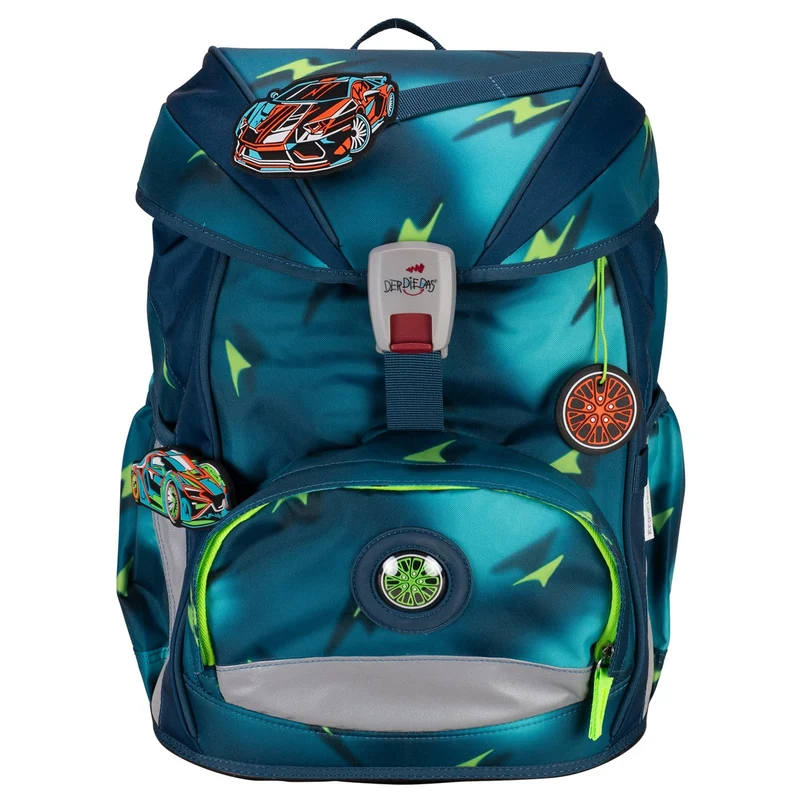 DerDieDas ErgoFlex Light - Mochila escolar Set 5tlg. 800g (Magic Light)