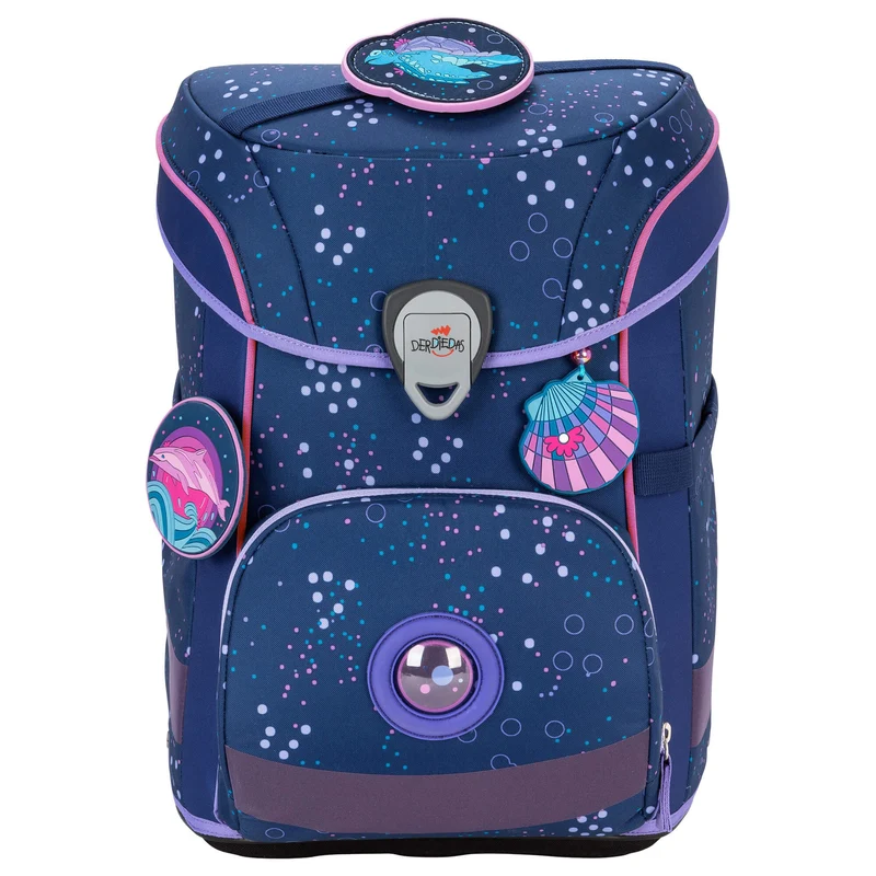 DerDieDas ErgoFlex Easy - Mochila escolar Set 5tlg. 950 g (Deep Ocean)