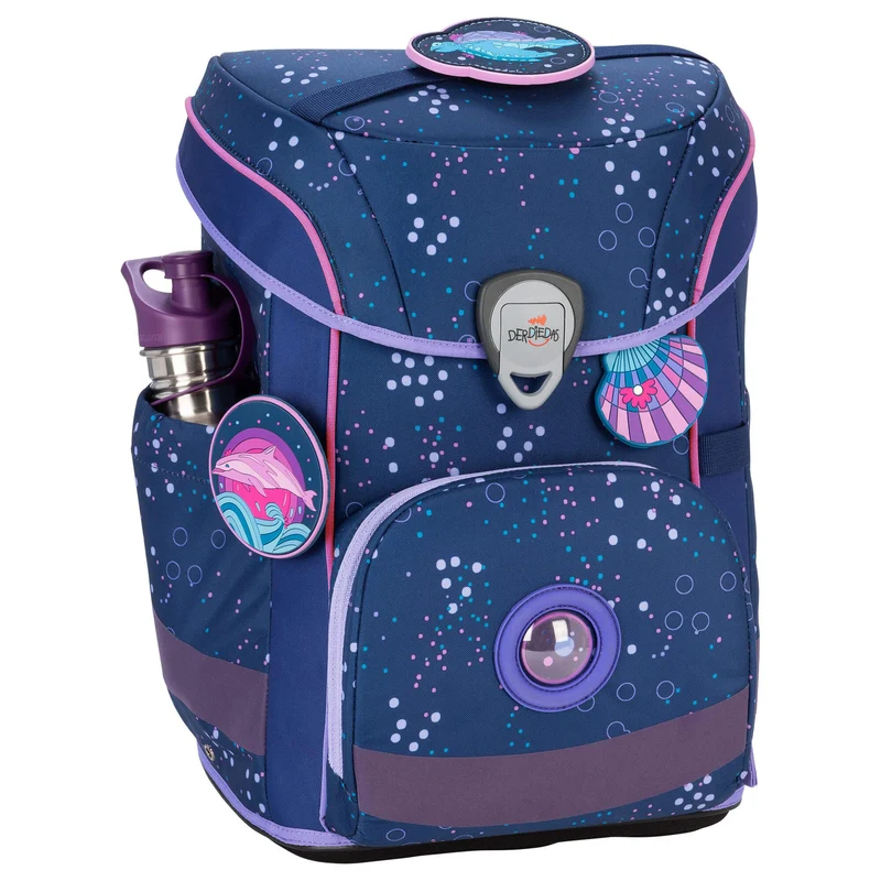 DerDieDas ErgoFlex Easy - Mochila escolar Set 5tlg. 950 g (Deep Ocean)