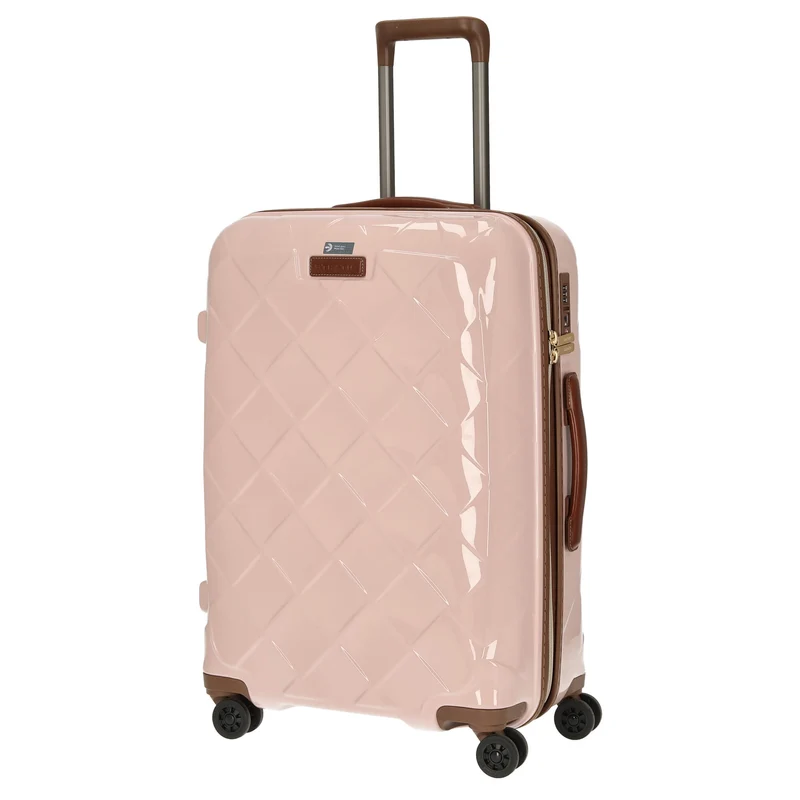 Stratic Leather and More - Trolley de 4 ruedas 66 cm M (rose)