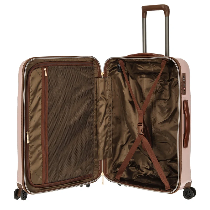 Stratic Leather and More - Trolley de 4 ruedas 66 cm M (rose)