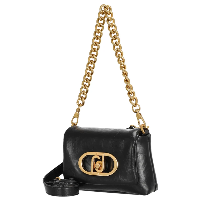 Liu Jo Lapuffy - Bolso bandolera S 19 cm (negro)