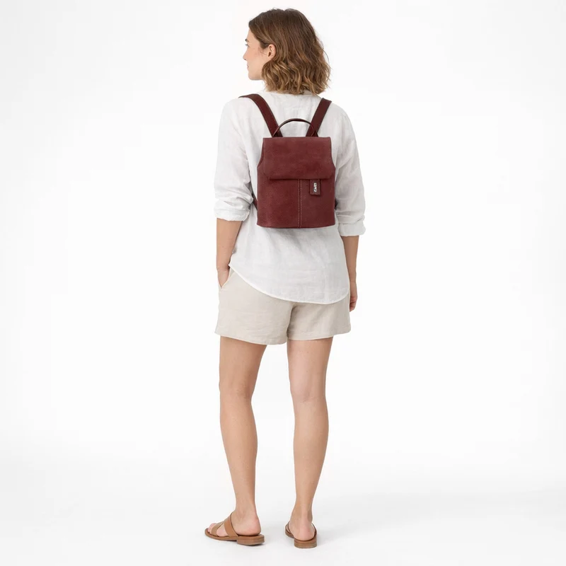 zwei Mademoiselle MR45 - Mochila Mini 22 cm (rubin)